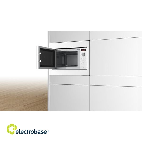 Bosch | Microwave Oven | BFL523MW3 | Built-in | 800 W | White фото 5