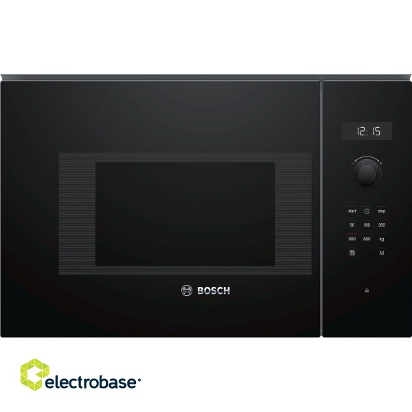 Bosch | Microwave Oven | BFL524MB0 | Built-in | 20 L | 800 W | Black фото 1