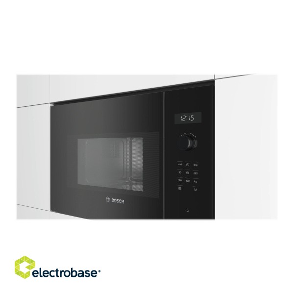 Bosch | Microwave Oven | BFL524MB0 | Built-in | 20 L | 800 W | Black фото 6