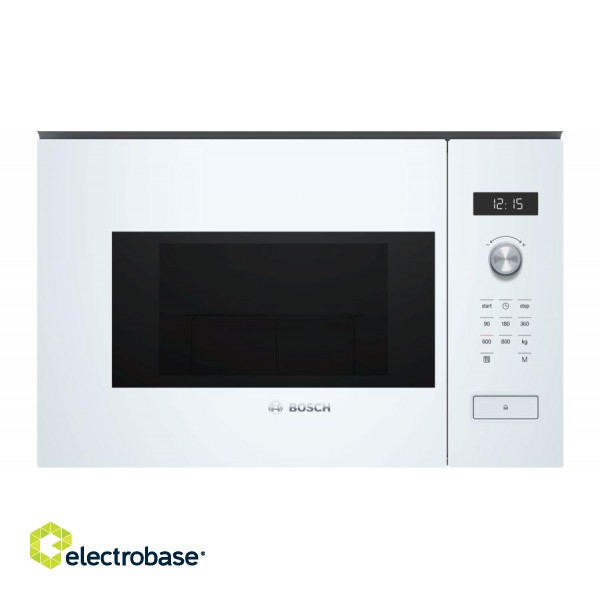 Bosch | Microwave Oven | BFL524MW0 | Built-in | 20 L | 800 W | White фото 1