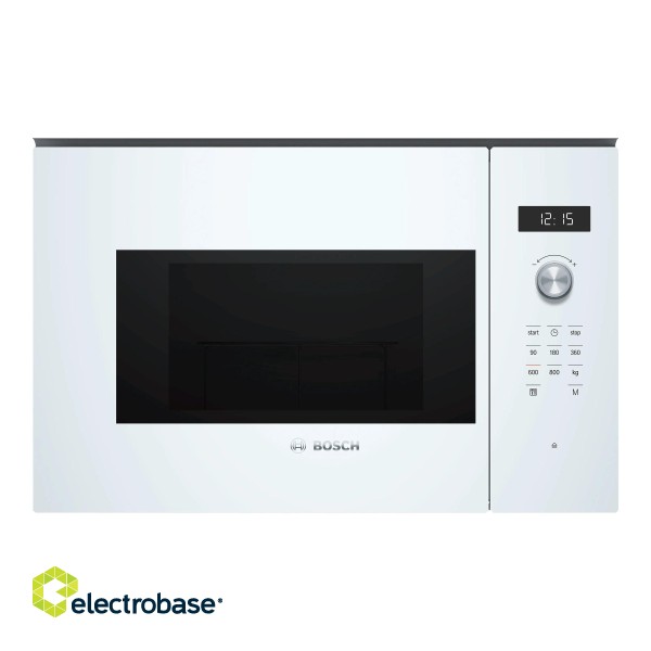 Bosch | Microwave Oven | BFL524MW0 | Built-in | 20 L | 800 W | White paveikslėlis 2