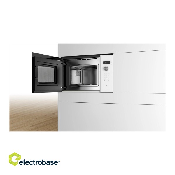 Bosch | Microwave Oven | BFL524MW0 | Built-in | 20 L | 800 W | White paveikslėlis 4