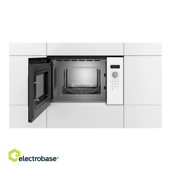 Bosch | Microwave Oven | BFL524MW0 | Built-in | 20 L | 800 W | White paveikslėlis 5