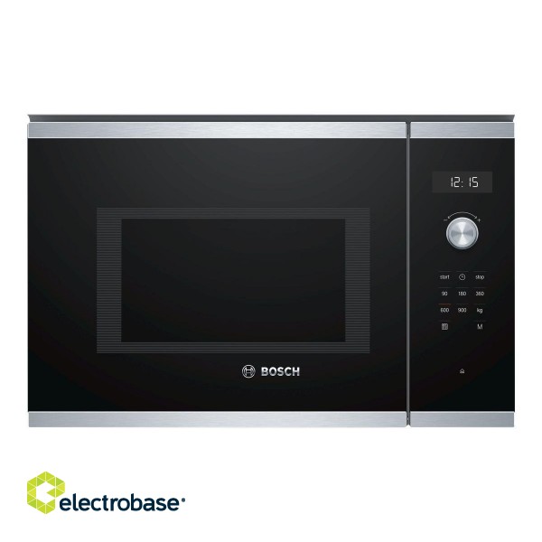 Bosch | Microwave Oven | BFL554MS0 | Built-in | 31.5 L | 900 W | Stainless steel image 2