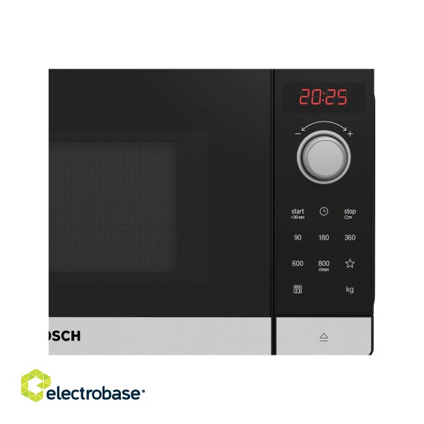 Bosch | Microwave Oven | FFL023MS2 | Free standing | 20 L | 800 W | Black image 6