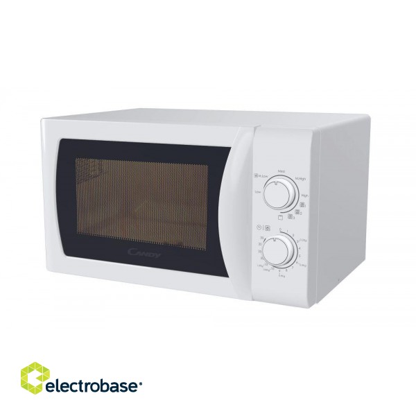 Candy | CMG20SMW | Microwave Oven with Grill | Free standing | Grill | White | 700 W фото 2