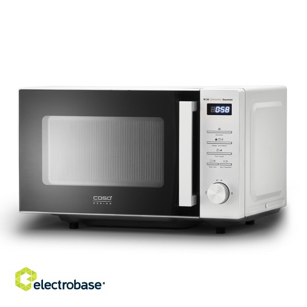 Caso | Ceramic Gourmet Microwave Oven | M 20 | Free standing | 700 W | Silver paveikslėlis 2