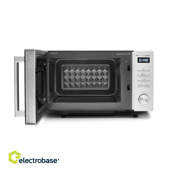 Caso | M 20 | Ceramic Gourmet Microwave Oven | Free standing | 700 W | Silver image 4