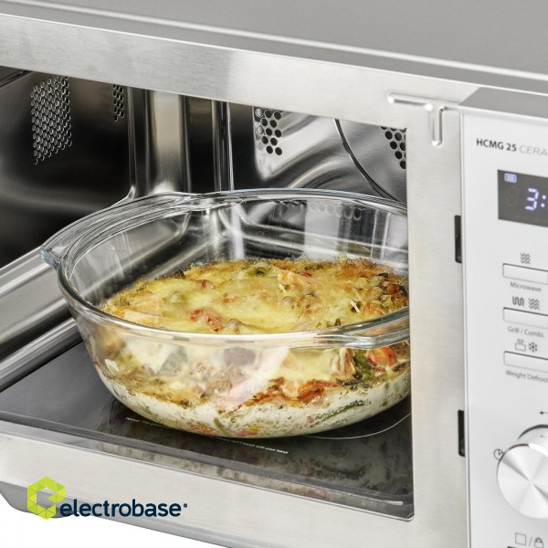 Caso | Chef HCMG 25 | Microwave Oven | Free standing | 900 W | Convection | Grill | Stainless Steel image 4