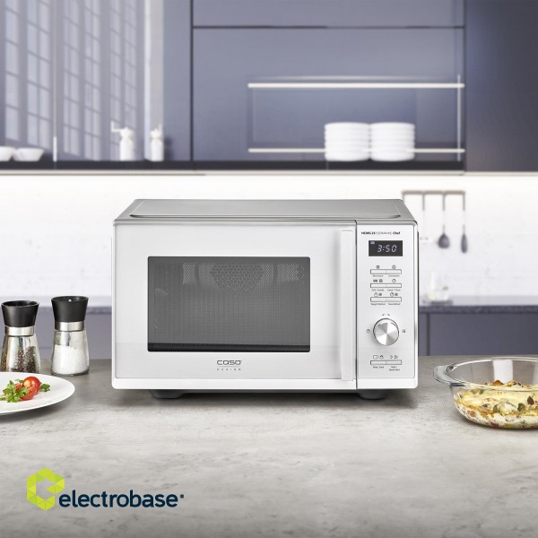 Caso | Microwave Oven | Chef HCMG 25 | Free standing | 900 W | Convection | Grill | Stainless Steel image 7