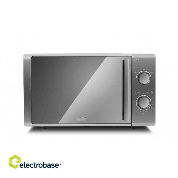 Caso | M20 EASY | Microwave oven | Free standing | 20 L | 700 W | Silver image 1