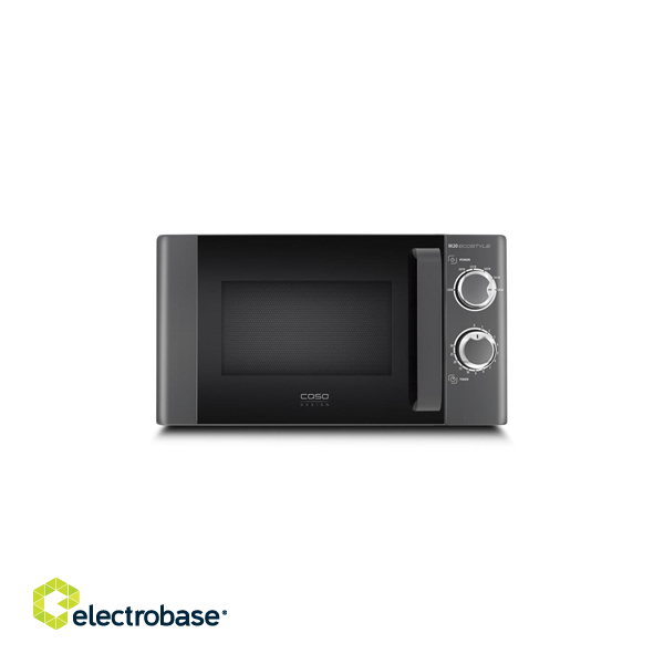 Caso | M20 Ecostyle | Microwave oven | Free standing | 20 L | 700 W | Black image 1