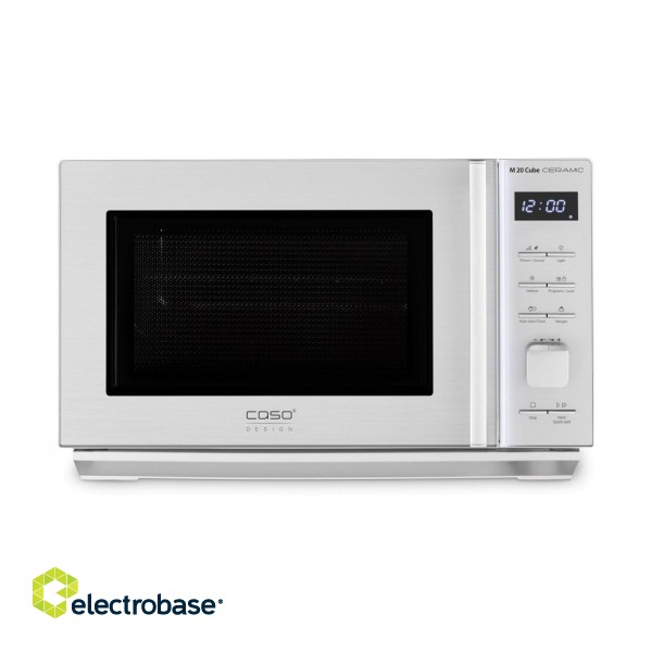 Caso | Microwave Oven | M 20 Cube | Free standing | 800 W | Silver image 1