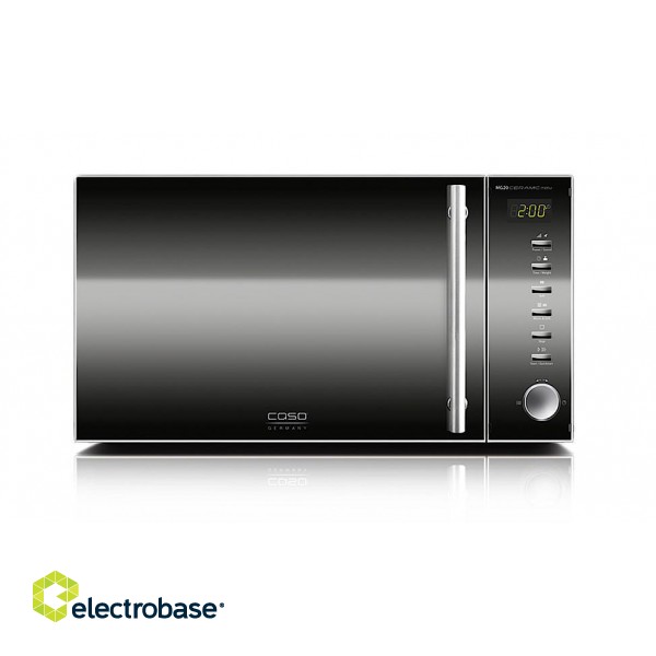 Caso | MG 20 | Microwave oven | Free standing | 20 L | 800 W | Grill | Black image 1