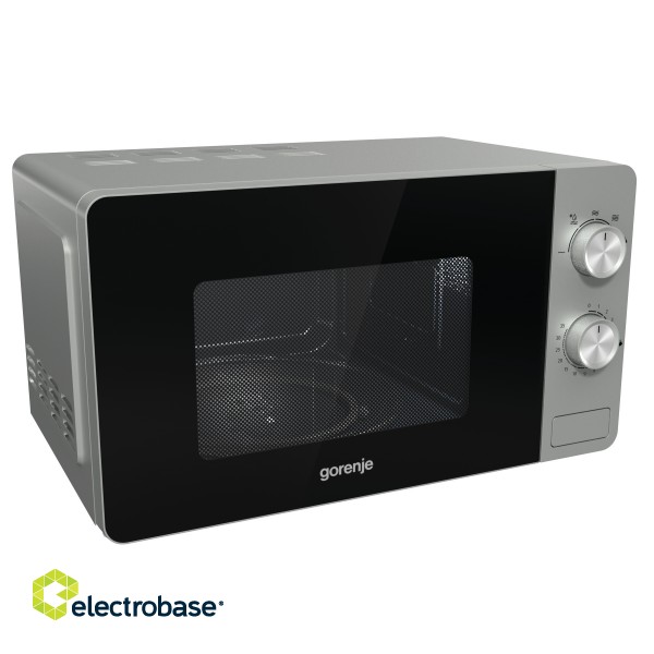 Gorenje | Microwave oven | MO17E1S | Free standing | 17 L | 700 W | Silver image 1