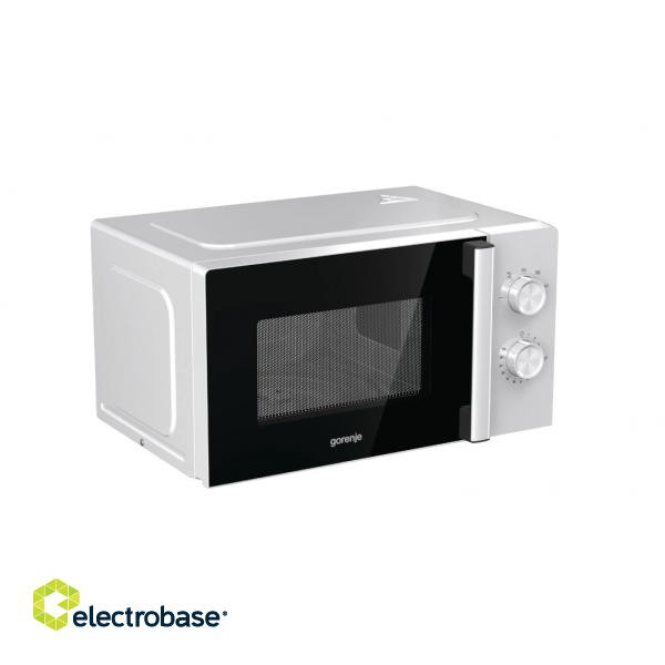 Gorenje | Microwave Oven | MO20E1WH | Free standing | 20 L | 800 W | Grill | White image 3