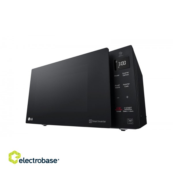 LG | Microwave Oven | MH6535GIS | Free standing | 25 L | 1450 W | Grill | Black image 3