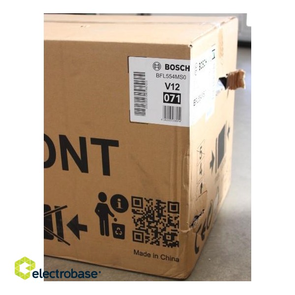 SALE OUT. | Bosch | BFL554MS0 | Microwave Oven | Stainless steel | DAMAGED PACKAGING | 900 W | 31.5 | Built-in | Bosch | Microwave Oven | BFL554MS0 | Built-in | 31.5 | 900 W | Stainless steel | DAMAGED PACKAGING paveikslėlis 2
