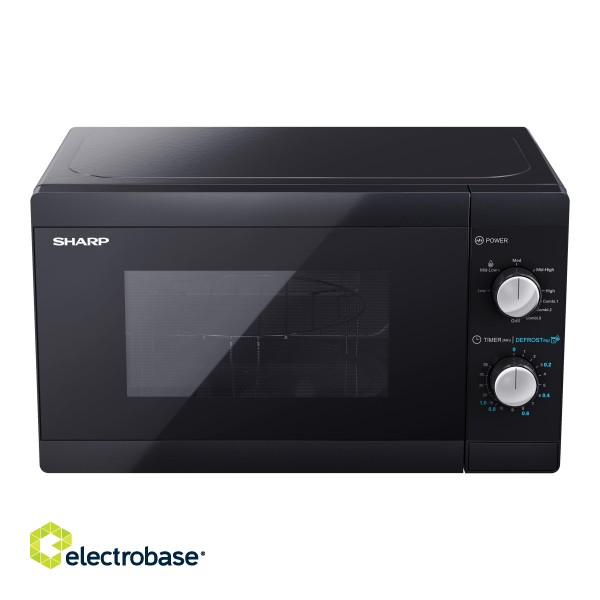 Sharp | YC-MG01E-B | Microwave Oven with Grill | Free standing | 800 W | Grill | Black фото 6
