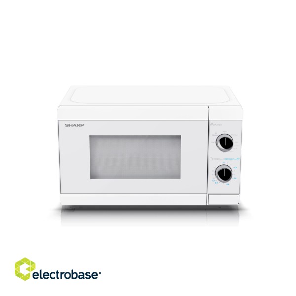 Sharp | YC-MG01E-C | Microwave Oven with Grill | Free standing | 800 W | Grill | White image 5