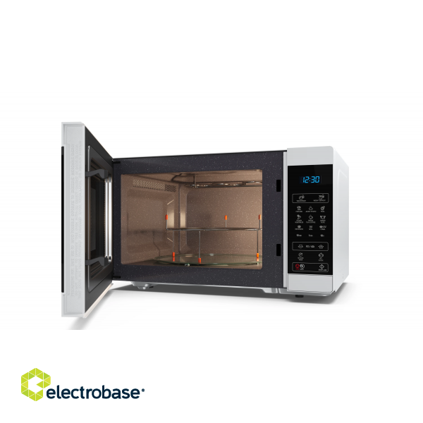 Sharp | Microwave Oven with Grill | YC-MG81E-W | Free standing | 28 L | 900 W | Grill | White image 5