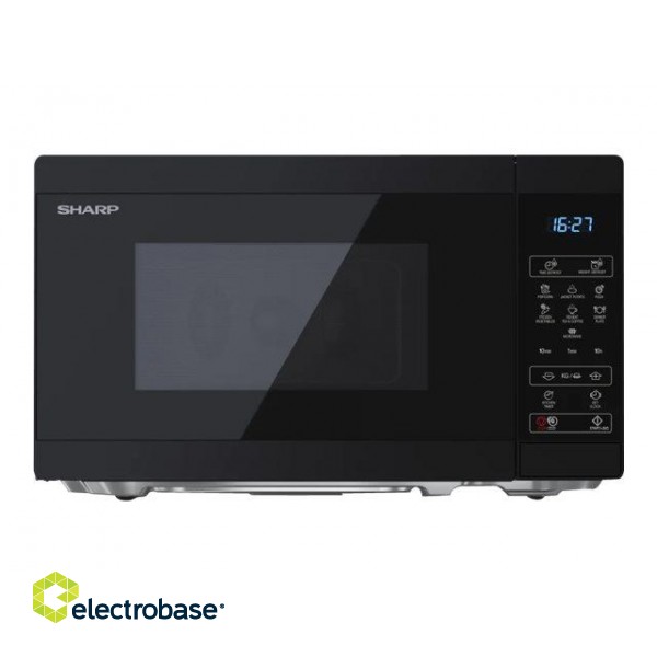 Sharp | Microwave Oven | YC-MS02E-B | Free standing | 800 W | Black фото 2