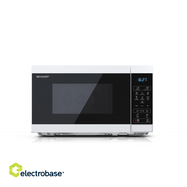 Sharp | Microwave Oven | YC-MS02E-W | Free standing | 20 L | 800 W | White paveikslėlis 1