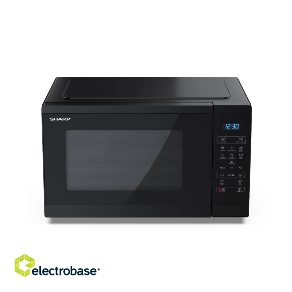 Sharp | Microwave Oven | YC-MS252AE-B | Free standing | 25 L | 900 W | Black paveikslėlis 2