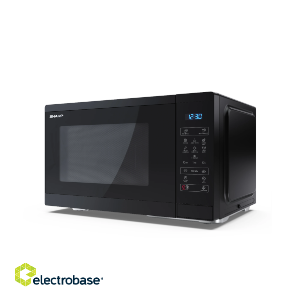Sharp | Microwave Oven | YC-MS252AE-B | Free standing | 25 L | 900 W | Black paveikslėlis 3