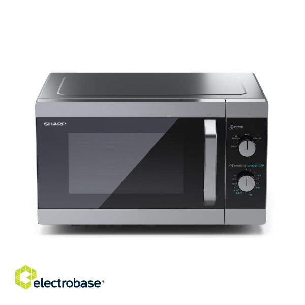Sharp | Microwave oven | YC-MS31E-S | Free standing | 900 W | Silver фото 2