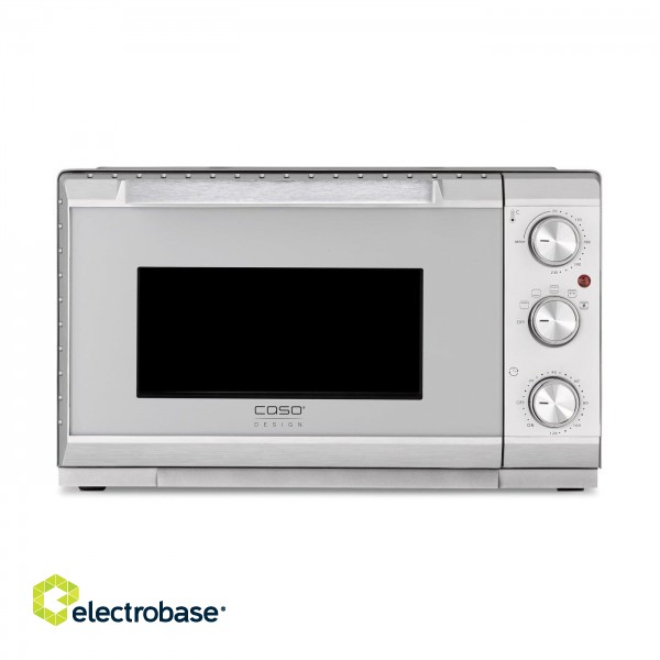 Caso | Compact oven | TO 20 SilverStyle | Easy Clean | Compact | 1500 W | Silver фото 1