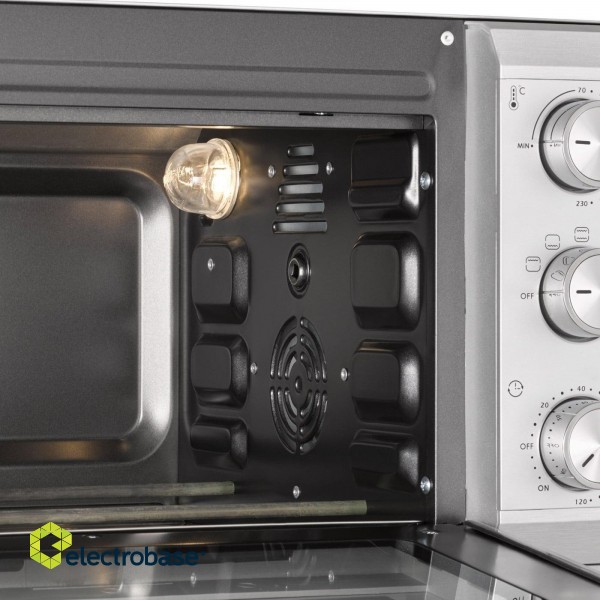 Caso | Compact oven | TO 20 SilverStyle | Easy Clean | Compact | 1500 W | Silver image 7