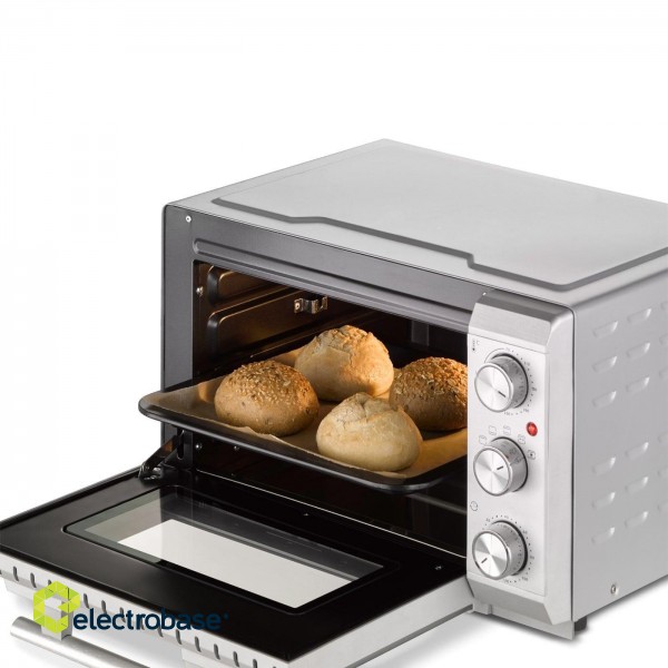 Caso | Compact oven | TO 20 SilverStyle | Easy Clean | Compact | 1500 W | Silver image 8