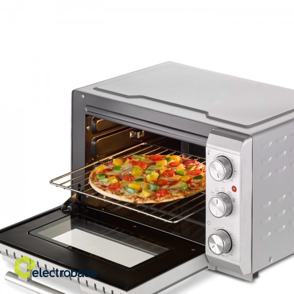 Caso | TO 20 SilverStyle | Compact oven | Easy Clean | Silver | Compact | 1500 W image 9