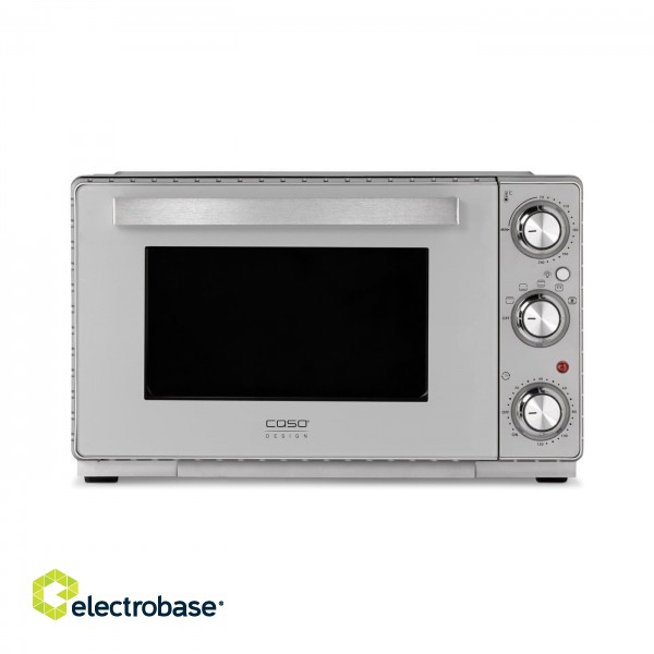 Caso | Compact oven | TO 26 SilverStyle | Easy Clean | Compact | 1500 W | Silver фото 1