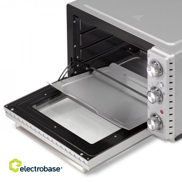 Caso | Compact oven | TO 26 SilverStyle | Easy Clean | Compact | 1500 W | Silver paveikslėlis 5