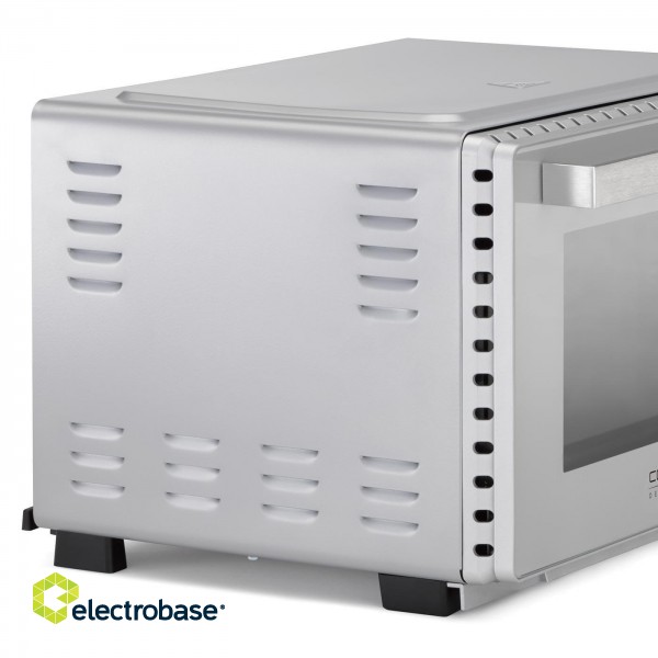 Caso | Compact oven | TO 26 SilverStyle | Easy Clean | Compact | 1500 W | Silver paveikslėlis 6