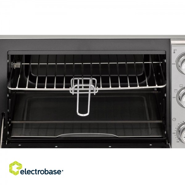 Caso | Compact oven | TO 26 SilverStyle | Easy Clean | Compact | 1500 W | Silver paveikslėlis 8