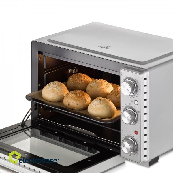 Caso | Compact oven | TO 26 SilverStyle | Easy Clean | Compact | 1500 W | Silver paveikslėlis 9