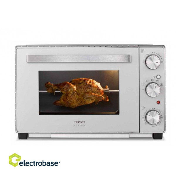 Caso | Compact oven | TO 32 SilverStyle | Easy Clean | Compact | Silver