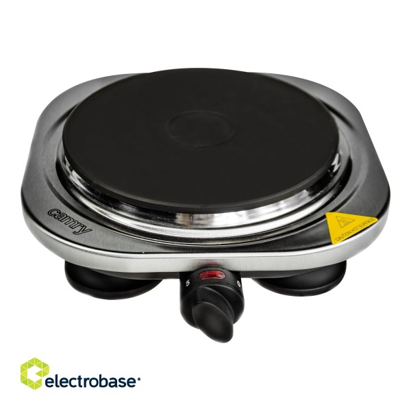 Camry | CR 6510 | Number of burners/cooking zones 1 | Rotary knob | Stainless steel | Electric фото 2