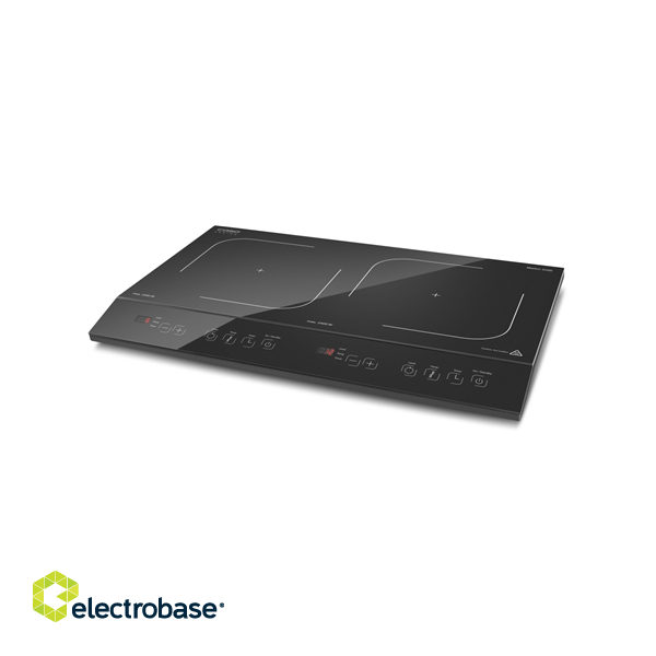 Caso | Free standing table hob | 02231 | Number of burners/cooking zones 2 | Sensor touch control | Black | Induction image 1