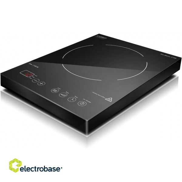 Caso | Free standing table hob | Pro Menu 2100 02224 | Number of burners/cooking zones 1 | Sensor | Black | Induction фото 1