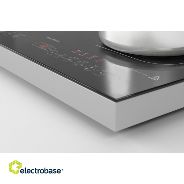 Caso | Hob | ProGourmet 3500 | Number of burners/cooking zones 2 | Sensor touch display | Black | Induction image 4