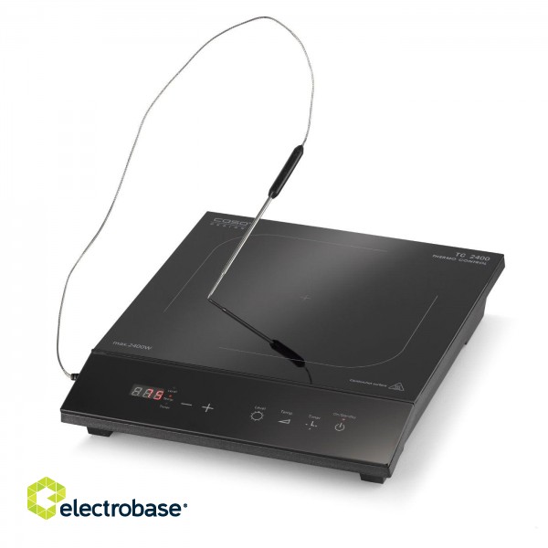 Caso | Table hob | TC 2400 ThermoControl | Number of burners/cooking zones 1 | Sensor touch | Black | Induction image 1