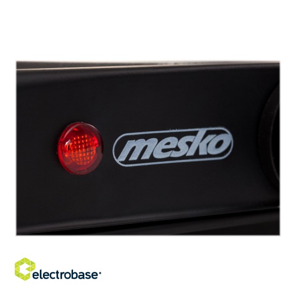 Mesko | Hob | MS 6508 | Number of burners/cooking zones 1 | Rotary | Black | Electric image 10