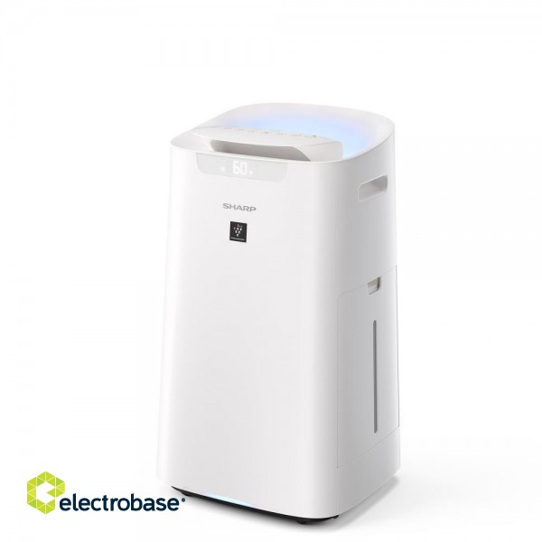 Sharp | UA-KIL60E-W | Air Purifier with humidifying function | 5.5-61 W | Suitable for rooms up to 50 m² | White image 1