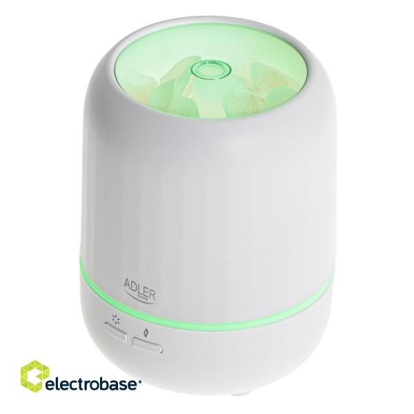 Adler | Ultrasonic aroma diffuser 3in1 | AD 7968 | Ultrasonic | Suitable for rooms up to 25 m² | White image 2