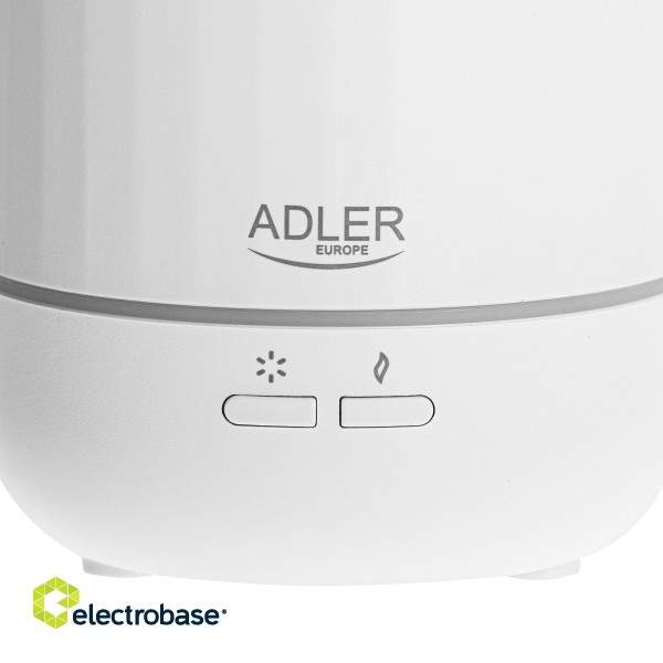 Adler | Ultrasonic aroma diffuser 3in1 | AD 7968 | Ultrasonic | Suitable for rooms up to 25 m² | White image 4