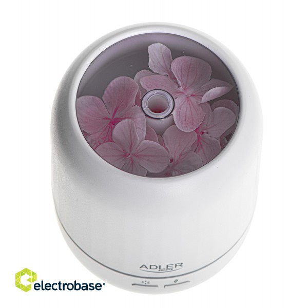 Adler | Ultrasonic aroma diffuser 3in1 | AD 7968 | Ultrasonic | Suitable for rooms up to 25 m² | White image 6